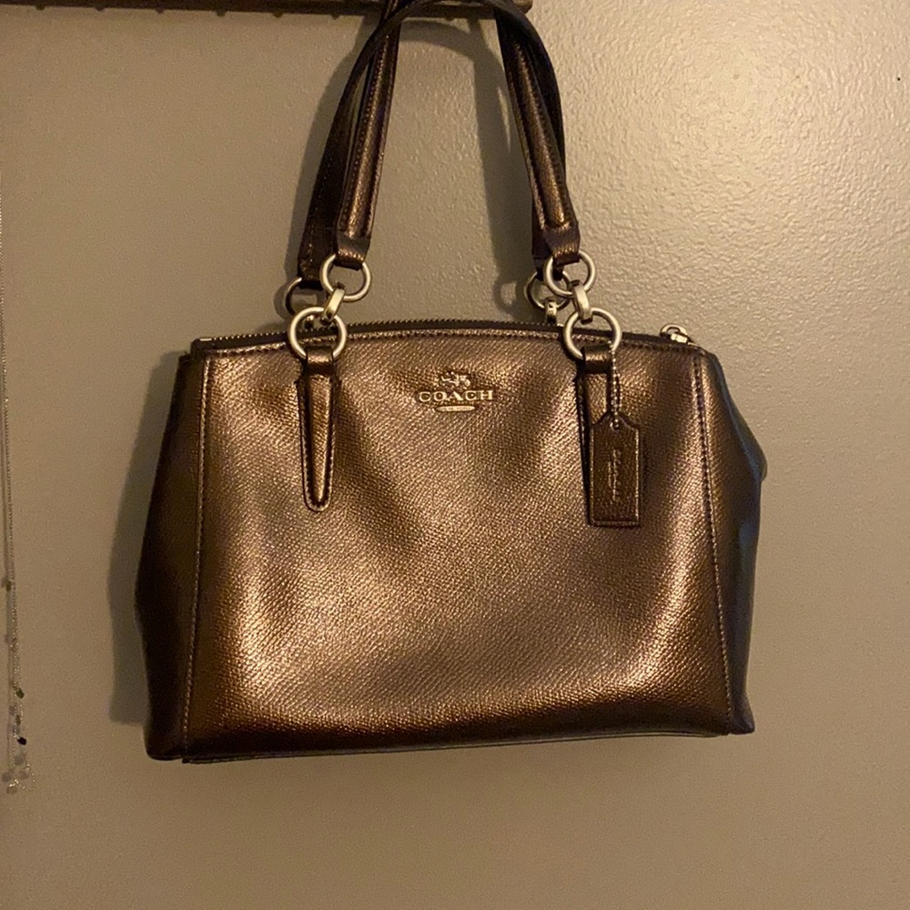 Coach satchel w/crossbody strap